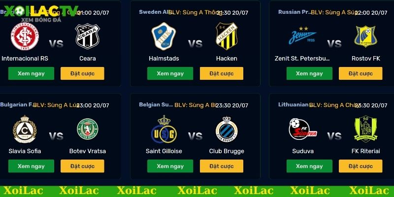 Link xem bóng đá không bị chặn có nhiều giải đấu hấp dẫn