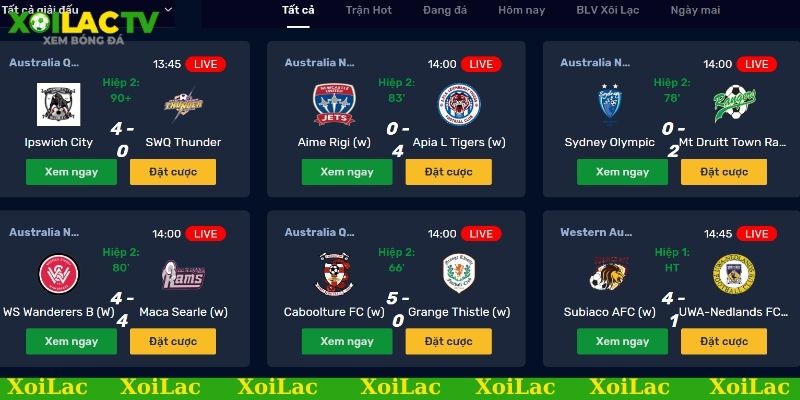 Link xem bóng đá miễn phí