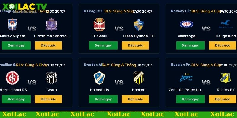 Link xem bóng đá trực tiếp Xoilac liên tục cập nhật